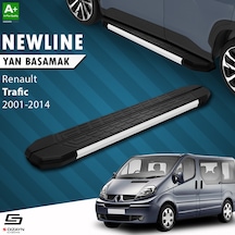 S-dizayn Renault Trafic 2 Kısa Şase Newline Aluminyum Yan Basamak