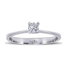 Lova G Renk 0,18 Karat Pırlanta Tektaş Yüzük - 1030053