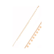 Gümüş Rose Pullu Halhal Rose