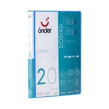 Önder Katalog Sunum Dosyası Pp Öncepli 20 Li Siyah 1220-3 Çok Renkli