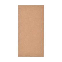 Tek Parça Kahverengi Mobilya Keçesi 12x24 Cm Büyük Boy Yapışkanlı Kesilebilir Parke Koruyucu Kahverengi