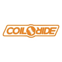 Coil Ride Araba Sticker 17x17 Cm Turuncu
