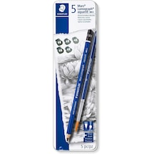 Staedtler Mars Lumograph Aquarell Kalem Seti 5'Li Fırça