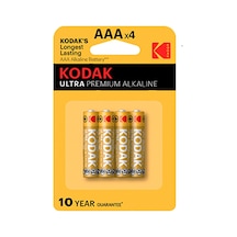2 Adet Kodak Ultra Premium Alkalin İnce Pil 4'lü