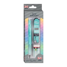 Deep Versatil Kalem, Silgi Ve Kalem Ucu 0,7mm 3'lü Set - Nane Yeşili
