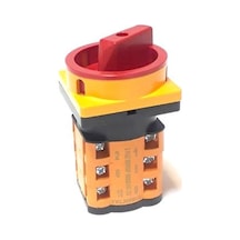 OPAŞ 3X16A 1-0-2 Mini Tip Kilitli Şalter