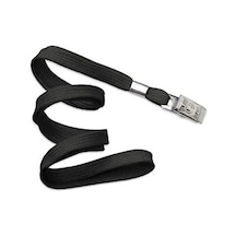 Kraf Kart Askı İpi Metal Klips Siyah 50 Li 510G