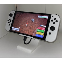 Nintendo Switch Uyumlu Premium Dayanıklı Masaüstü Oyun Konsolu Standı Tutucu Aksesuar