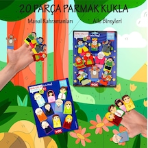 2 Set 20 Parça Tox Masal Kahramanları ve Aile Bireyleri Parmak