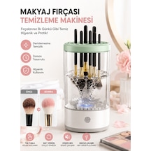Usb Kablolu Makyaj Fırçası Temizleme Makinesi Allık Pudra Fondöten Temizleme Cihazı Karışık Renk