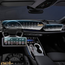Audi A6 Dijital Gösterge,navigasyon,klima Kontrol Uyumlu Nano Ekran Koruyucu 3lü Set 2025-2026
