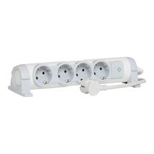 Legrand Grup Priz Konfor Serisi 4 X 2P+T - 3 M Kablolu - 694627