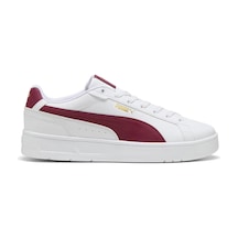 Puma 400284 Court Classico Erkek Yürüyüş Spor Ayakkabı Bordo - Beyaz