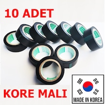 İzole Bant Elektrik Bandı Kore Malı 10 Adet Taeyoung 19Mm X9.15 M