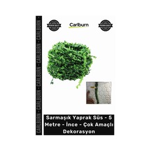Özel Üretim Dekoratif Boru Gizleme Sarmaşık Yaprak Süs 5 Metre İnce Çok Amaçlı Dekorasyon Diğer