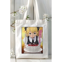 Art Hediye Isekai Shokudou Baskılı Bez Omuz Çantası Kişiye Özel Model 1 Çok Renkli