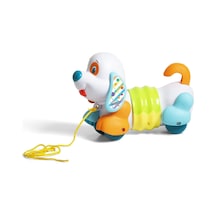 Baby Clementoni Oyuncak İpli Rengarenk Çek Çek Köpek 12-36 Ay Se