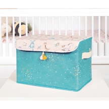 Ers Baby Püsküllü Kapaklı Kutu Düzenleyici Çok Amaçlı Organizer Kutu Maxi Boy Yeşil 04232