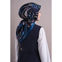 Armine Saf İpek Twill Eşarp 9634d 84 siyah