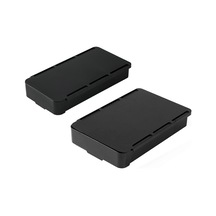 Ganzhoushop 2 Parça Kendinden Yapışkanlı Çekmece Seti Kullanışlı Çekmeceler Kendinden Yapışkanlı Çekmece Saklama Kutusu Masa Altı Kalem Düzenleyici Raf Beyazsiyah