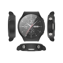 Huawei Watch Gt3 Pro 46mm İle Uyumlu Toz Ve Kirden Koruyan Gard 360 Kapatan Hafif Ve Kompakt Yapılı 46 Mm Ekran Koruyucu Silikon, Siyah Çok Renkli