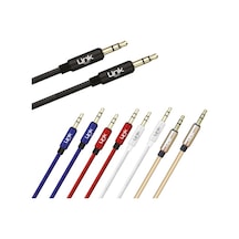 Linktech A577 Aux Kablo Örgü 3.5Mm 1Mt (551660694)