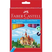Faber-castell 36 Renk Boya Kalemi, Canlı Ve Parlak Renkler, Kırılmaya Dayanıklı Uçlar, Ergonomik Tasarım, Karton Kutu, Okul Ve Sanat İçin Uygun