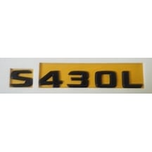 Mercedes Uyumlu Yazı S 430l Siyah