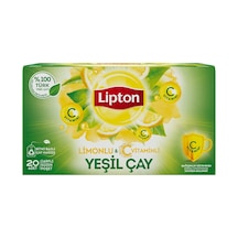 Lipton Limonlu Yeşil Çay Bardak Poşet 20'li 30 G - 7 Adet Tarı