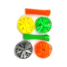 Nostaljik Dev Uçan Daire Plastik Ufo Pervane Set 24 Adet