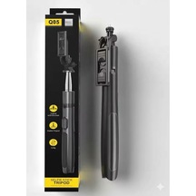 Apple Uyumlu iPhone  15 Pro Max  Snapshot Magic Q05 Selfie Çubuğu, Üç Ayak Standı, Uzatılabilir Monopod