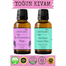 Lavanta Yağı Ve Nane Yağı 10ml 10ml -%100 Saf Uçucu Yağlar 20 ML