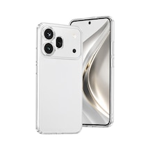 Huawei Honor 600 Pro Uyumlu Lüx Şeffaf Silikon - Şeffaf