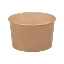 Arnes Kraft Çorba Kasesi 50 Adet 16 Oz - Sıcağa Dayanıklı Sızdırmaz Kapaklı 6'li Avantaj Paketi Tarı beyaz
