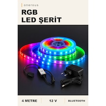 Onerous 4 M 12v Rgb Led Şerit, Bluetooth