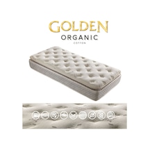 Uzunbebe 140X200 Heyner Golden Organic Cotton Ortopedik Yaylı Yatak