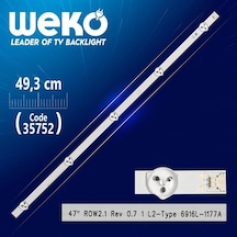 47'' Row2.1 Rev0.7 1 L2 - Type 6916l- 1177a/6916l-1362a - 49.3 Cm 5 Ledli - Wk-1221 Tv Led Bar Tvnizi Açıp İçindeki Led Barla Birebir Aynısı Olduğunu Görmeden Almayınız. Sonrasında İade Almamaktayız.