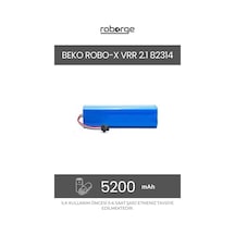 Beko Robo-x Vrr 2.1 82314 Robot Süpürge Uyumlu Batarya 5200 Mah - Muadil Ürün