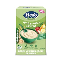 Hero Baby Sütlü 8 Tahıllı Meyveli Ek Besin 400 G - 6 Adet Tarı