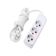 Piramit 3'lü Topraklı Grup Priz Uzatma Kablosu 220v 16a 3x1mm 2 M
