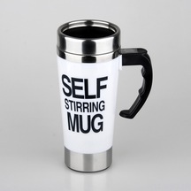 Springsun 500ml Otomatik Karıştırmalı Paslanmaz Çelik Termos, Kahve Ve İçecekler İçin Diğer