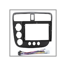 Govimaks Honda Civic Vtec2 2001-2006 Uyumlu 9'' Siyah Androıd Multimedya Çerçevesi - Soket