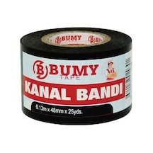 Bumy Pvc Kanal Bandı 0.13mm X 50mm X 25 Yds Siyah