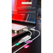 45w Type C To Lightning Kulaklık Dönüştürücü Hızlı Şarj İphone İpad Macbook Yuva Çevirici Müzik Dinleme Arama Otgklk
