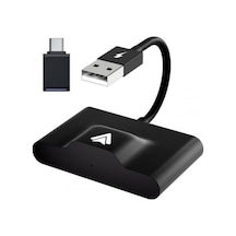 Polham Araç İçi Android Cihazlar İçin Kablosuz Android Multimedya Carplay Adaptörü,Wireless Çevirici