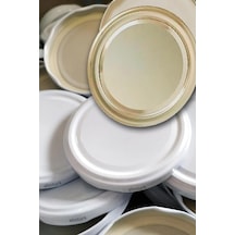 5 Adet Cam Konserve Büyükboy 102mm Kavanoz Kapağı Paslanmaz Metal 10cm Büyük Boy Cam Kavanozlar İçin Diğer