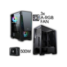 Power Boost Kasa VK-G2051S 500 W Usb 3.0 Atx 3X Argb 120 Mm Tempered Strıp Siyah