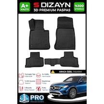 S-dizayn Mercedes Glc 3d Pro Havuzlu Paspas 2023 Üzeri A+ Kalite