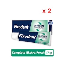 Complete Ekstra Ferah Diş Protezi Yapıştırıcı Krem 47g - 2 Adet