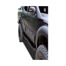 Mitsubishi L200 2008-2022 Led Li Tmz4wd Yazili Yan Basamak Takımı Demir Off-road Basamak Seti